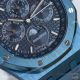 Swiss Replica Audemars Piguet new Royal Oak Perpetual Calendar Blue-coated Case Watch 41mm (5)_th.jpg